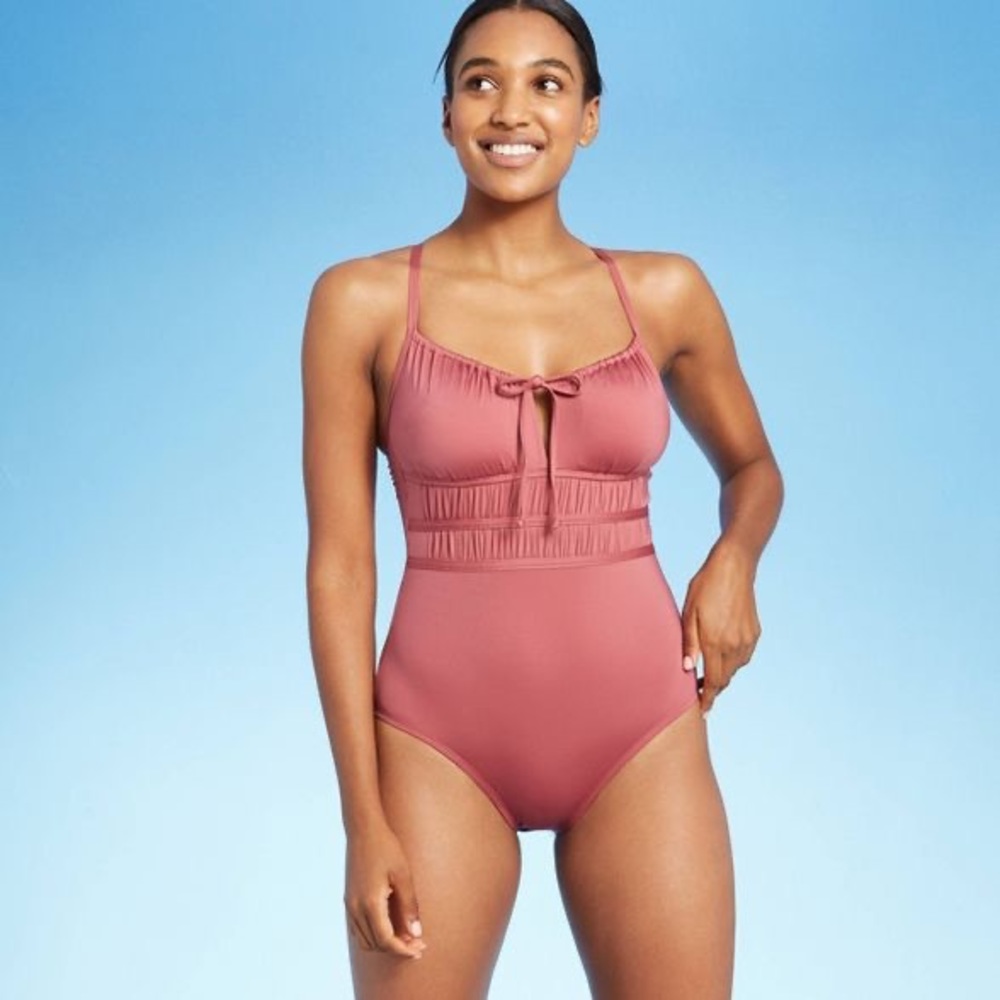 Kona Sol-Women’s Gathered Modern One Piece